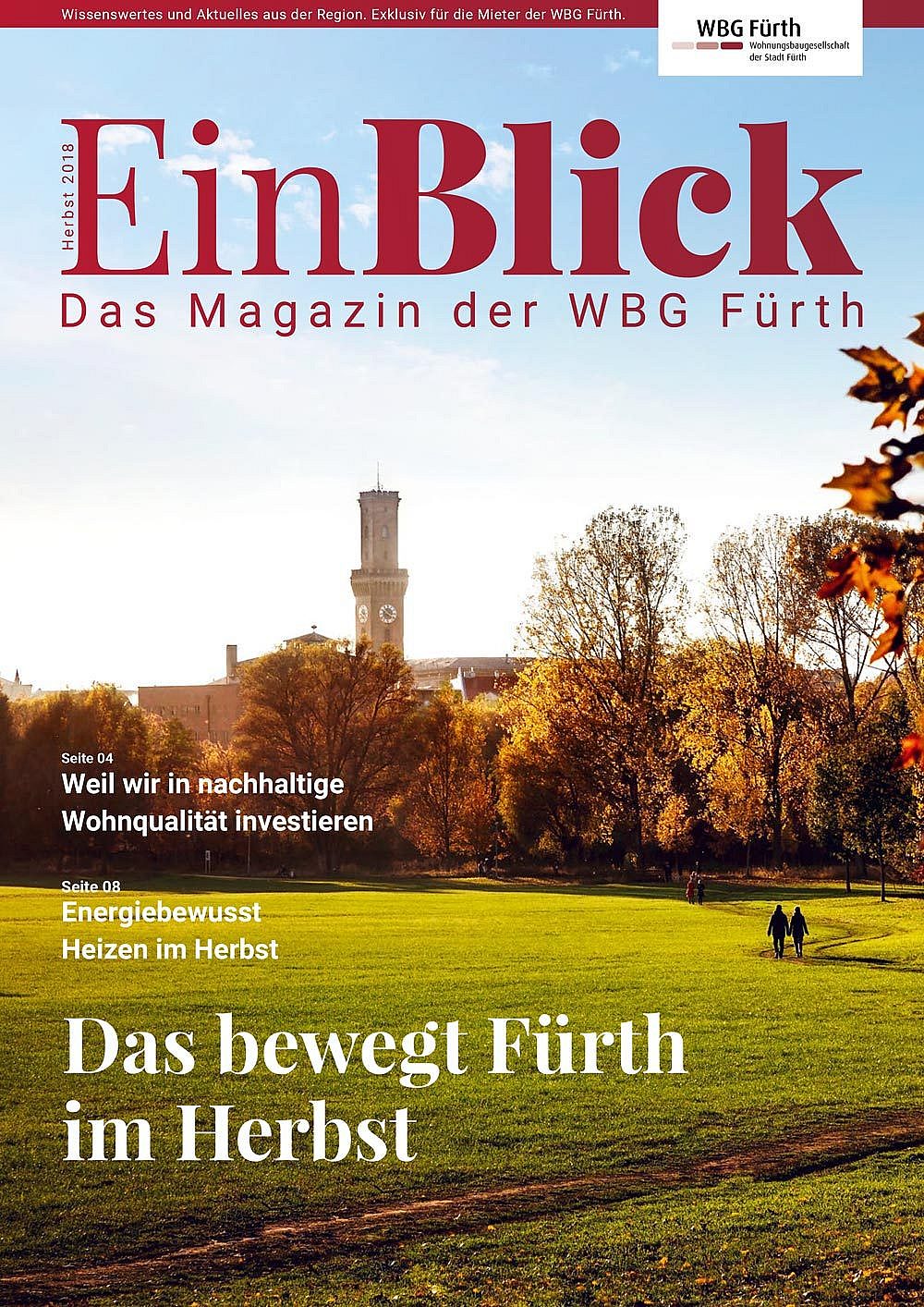 Wbg Fuerth Mietermagazin 2018 Herbst Vorschau