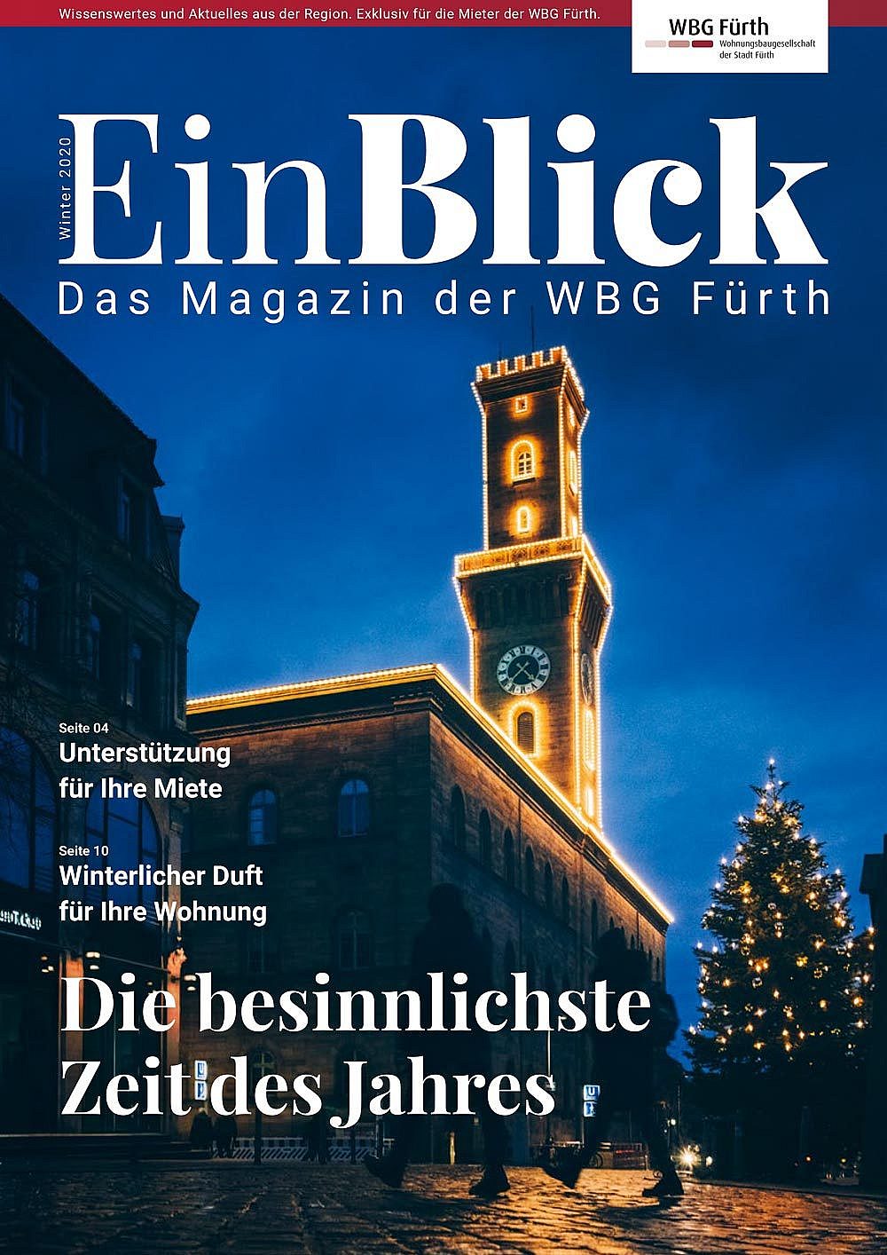 Wbg Fuerth Mietermagazin 2020 Winter Vorschau