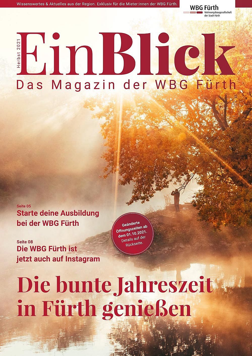 Wbg Fuerth Mietermagazin 2021 Herbst Vorschau